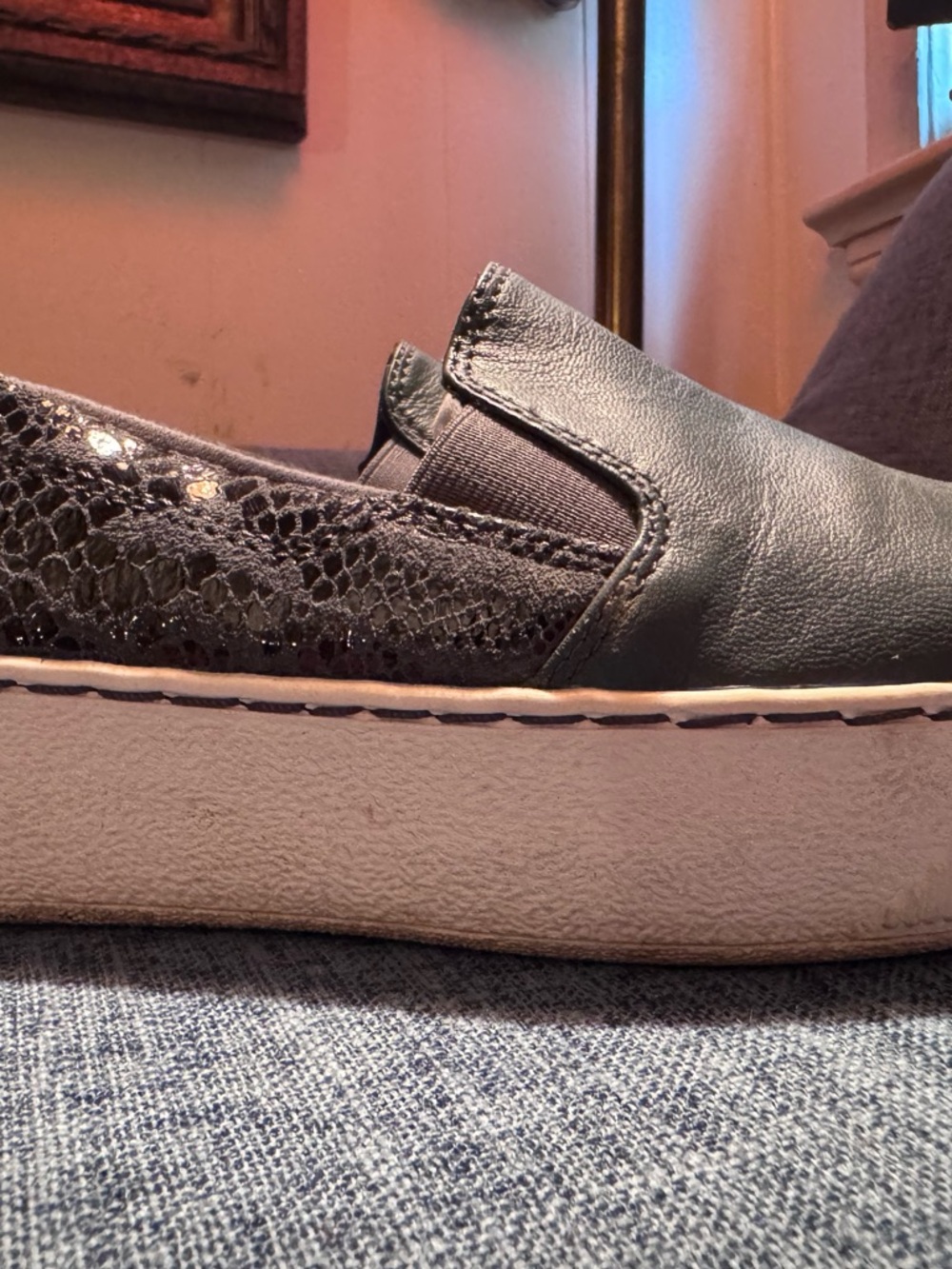 Puma Slip-On gray with White Soles - Picture 2 of 7